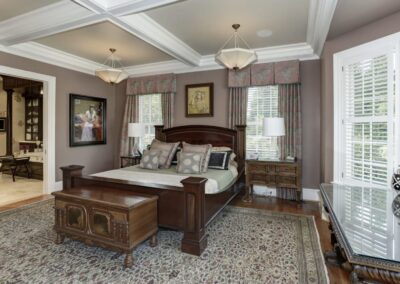 Howard County estate master bedroom