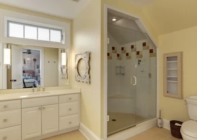 Howard County estate bathroom with shower