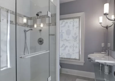 Howard County estate bathroom with shower