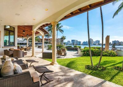 Grand Intracoastal Estate waterfront view