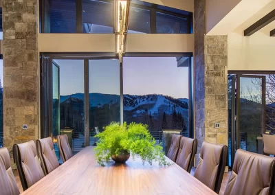 Gorgeous Mountain Estate dinning table