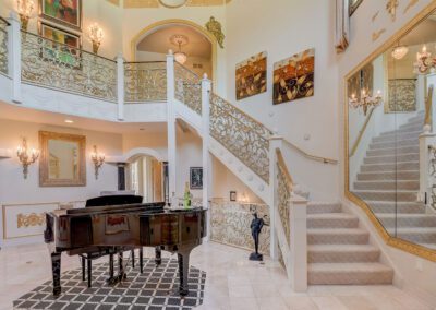 Magnificent Gated Manor foyer